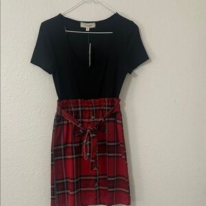 No Comment Black Ribbed Tank Top